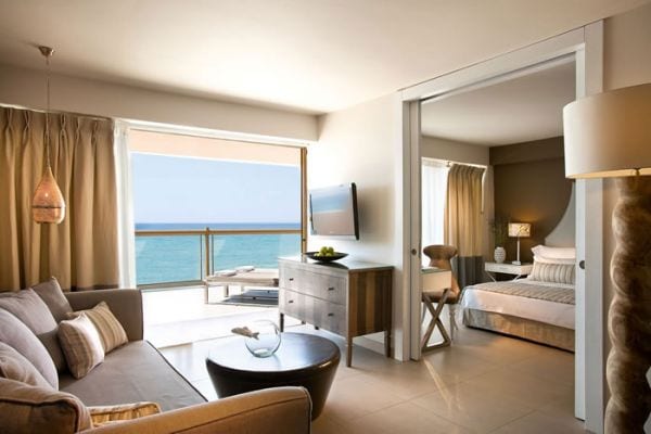 Sani Beach-One Bedroom Family Suite Sea View 1_11553